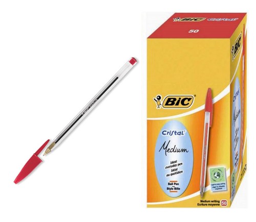 Penne bic cristal medie - 50,