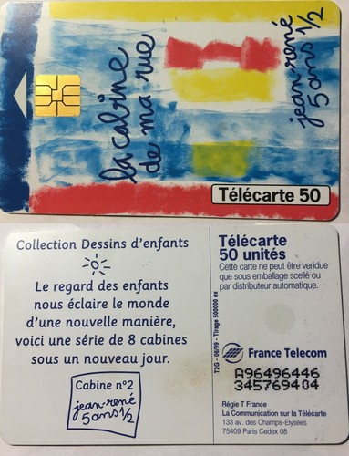 Carta telefonca rara - , francese