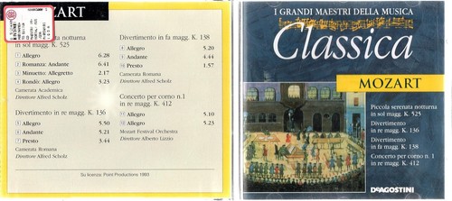 Mozart grandi maestri della - i,