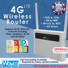 Router WiFi 4G avanzato 300 Mbps scheda wireless e SIM SBLOCCATA inoltro porta