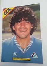 CARTOLINA SUPER GOL DIEGO MARADONA 1985 COME NUOVA