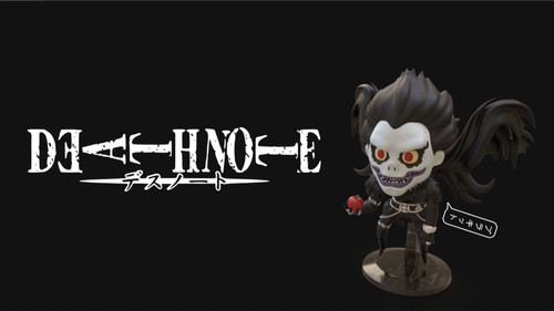 Action figures death note - 3d,