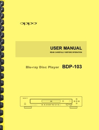 Oppo bdp 103 bdp103 lettore - bdp-103,