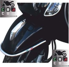 01790/C PARAURTI ANTERIORE CROMATO FACO PIAGGIO VESPA LX 50-125-150-LXV