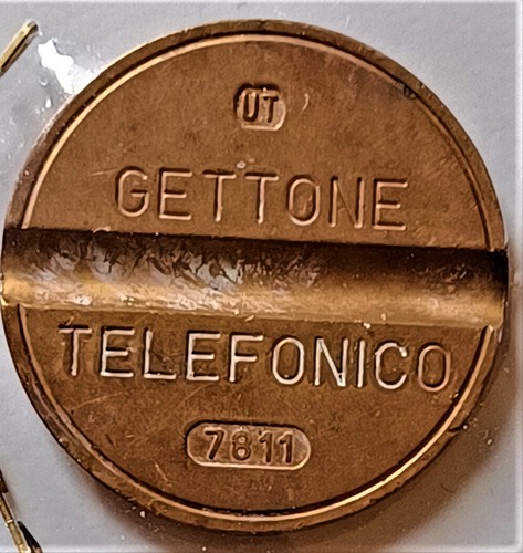Gettone telefonico raro - x,