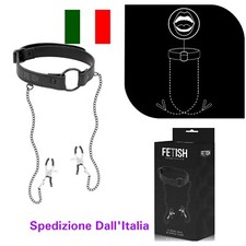 Ring Gag + Nipple Clips FETISH