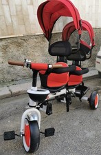 Triciclo passeggino gemellare