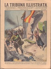 La Tribuna Illustrata-Guerra civile spagnola-12 febbraio 1939-Fascismo(22525 )