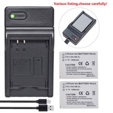 Batteria NB-5L o caricatore per Canon IXUS 950 IS, 960 IS, 970 IS, 980 IS, 990 IS