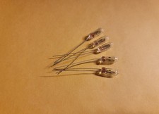 (5) LAMPADE ORIGINALI 6,3 V MCINTOSH C34V, C32, C33 e C30 PANNELLO ANTERIORE -#8610 LAMPADINE