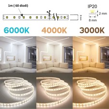STRISCIA LED 5 METRI 24V LED