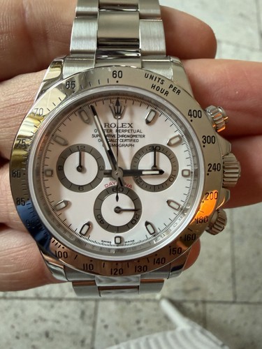 Rolex daytona 116520 bianco - daytona,