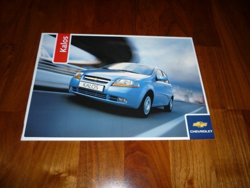 Brochure chevrolet kalos - brochure,