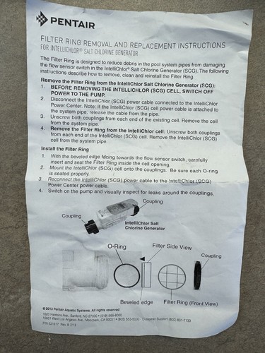 Pentair filtro ring - pentair,