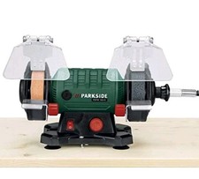 SMERIGLIATRICE MOLA DA BANCO PARKSIDE + KIT FRESE