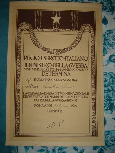 Regio esercito diplomi per - esercito, 2