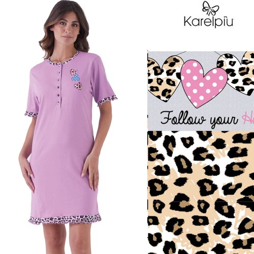 Camicia notte donna cotone - da,