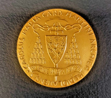 Medaglia in bronzo dorato
