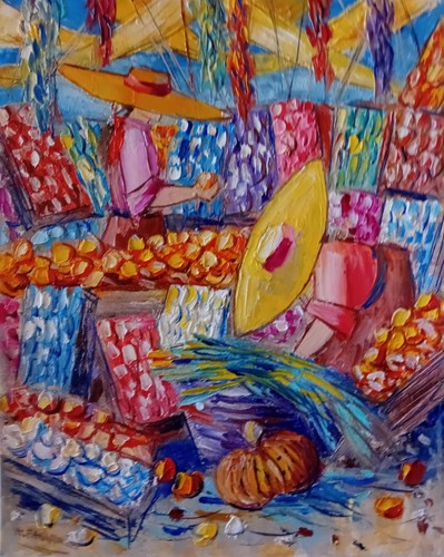 Angelo favaro 30x24 olio - cm, su
