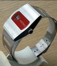 jump hour watch direct time brand new cool red dial rare 2025 smart 70s retro