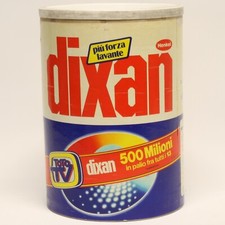 Fustino Cartone Dixan con Pubblicità Toto TV D5K Coperchio Dash