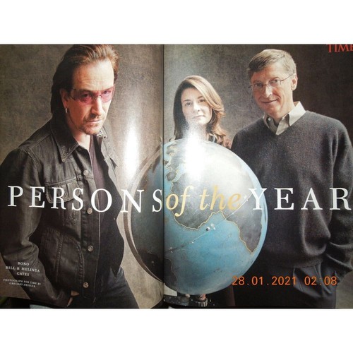 Bill melinda gates bono - &,