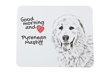 Mastino dei Pirenei tappetino per mouse con cane Art-Dog