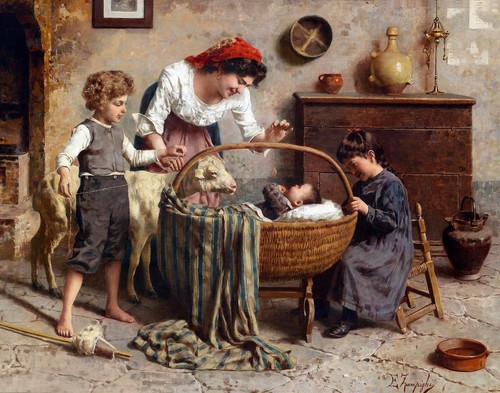 Arte neonato eugenio - arte, di