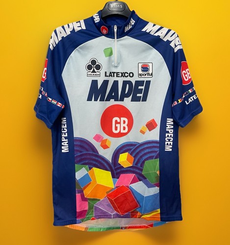 Maglia ciclismo vintage mapei - ciclismo,