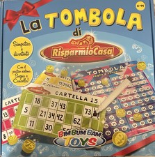 LISCIANI LA TOMBOLA DI RISPARMIO CASA GIOCO IN SCATOLA SEGNA E CANCELLA