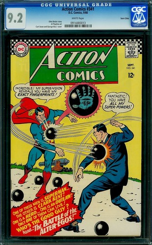 Action comics 341 cgc - comics,