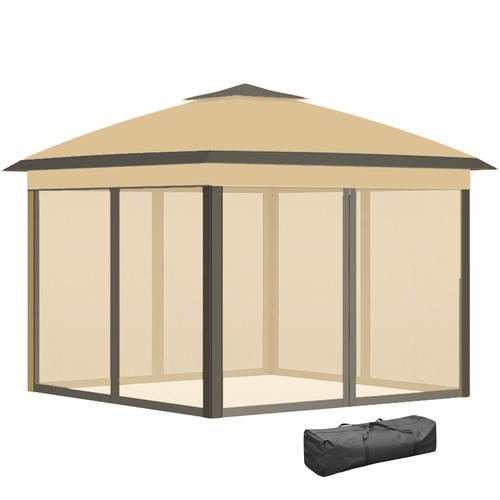 Outsunny gazebo 3x3 m - m, con