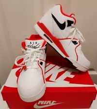 NIKE AIR FLIGHT 89 EMB BIANCO