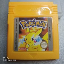 Pokemon Versione giallo Italiano Gameboy Color GBA/GBC vedere video