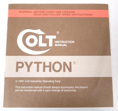 Colt python pistol - python, revolver