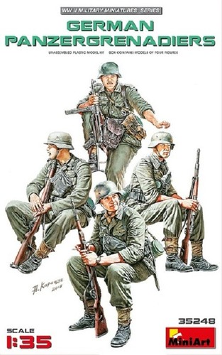 Miniart german panzergrenadier - german,