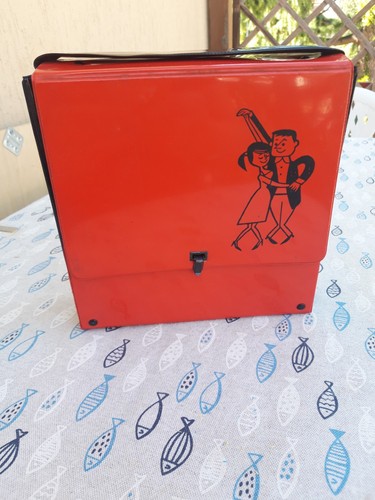 Valigetta porta dischi - porta, vintage