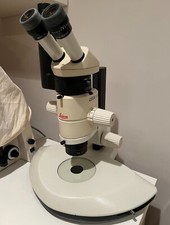 microscopio leica con testa triniculare