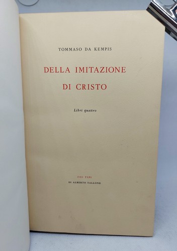 Tommaso kempis della - da,