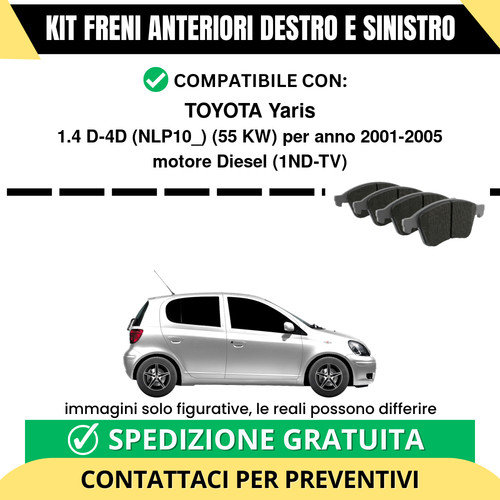 Pastiglie freno anteriori per - pastiglie,