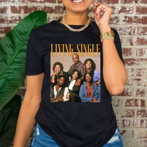 Shirt living single - living, friends