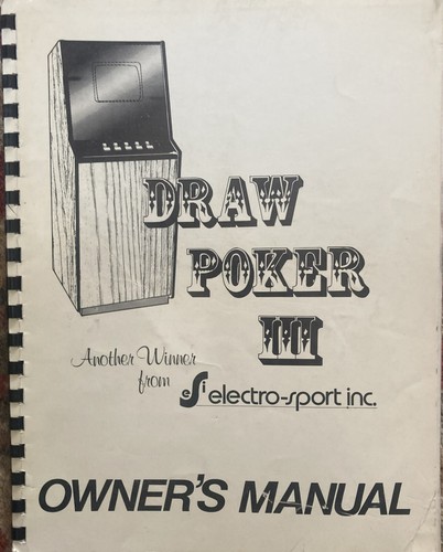Manuale macchina video - , poker