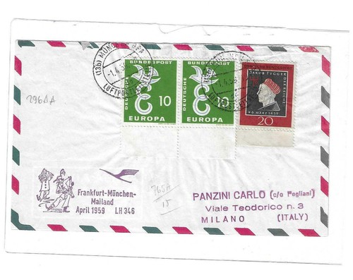 Postal history 1959 germany - postal,