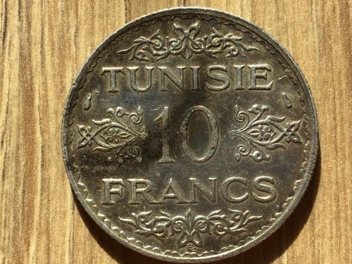 Tunisia centimes franc varie - franc,