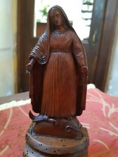 Madonna con serpente in legno 1500/1600   (cm25) originale   Arte Sacra 