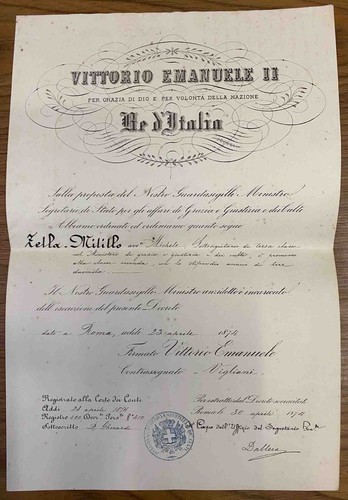 Decreto promulgato vittorio - decreto,