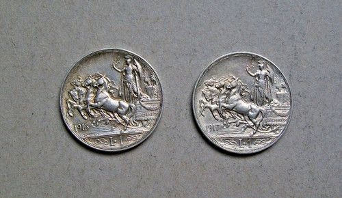 Coppia lira quadriga - da,