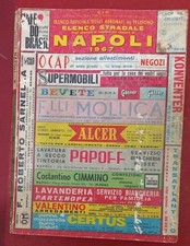 ELENCO TELEFONICO STRADALE DEGLI ABBONATI NAPOLI 1967 SIP mancante di una pagina