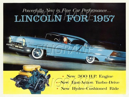 Lincoln 1957 auto - lincoln,