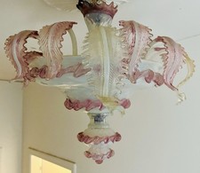 lampadario Murano Solo Struttura In Vetro Ottime Condizioni